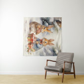 Weihnachtsbänder Wandteppich (Beispiel (Horizontal))