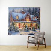 Weihnachtsbänder Wandteppich (Beispiel (Horizontal))