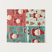 Weihnachtsbänder Wandteppich (Vorderseite (Horizontal))
