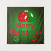 Weihnachtsbänder Wandteppich (Vorderseite)