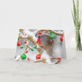 Weihnachtsbank Feiertagskarte