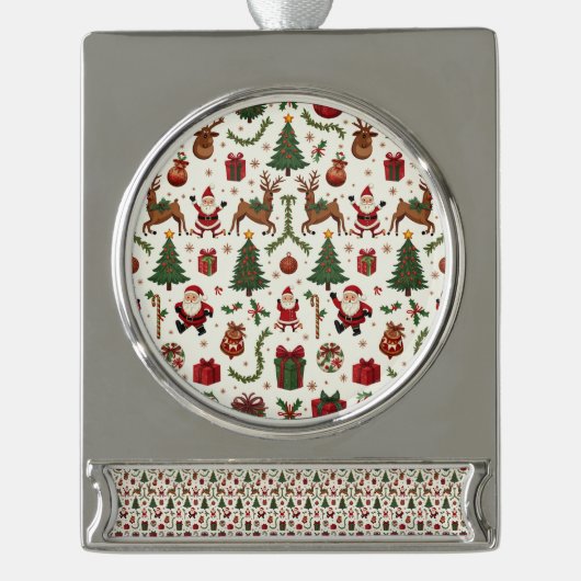 Weihnachtsbanner Ornament (Vorderseite)