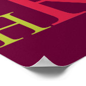 Weihnachtsbanner Poster (Ecke)