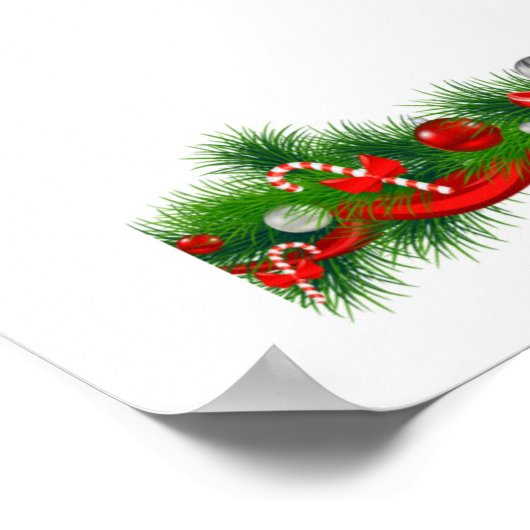 Weihnachtsbanner Poster (Ecke)