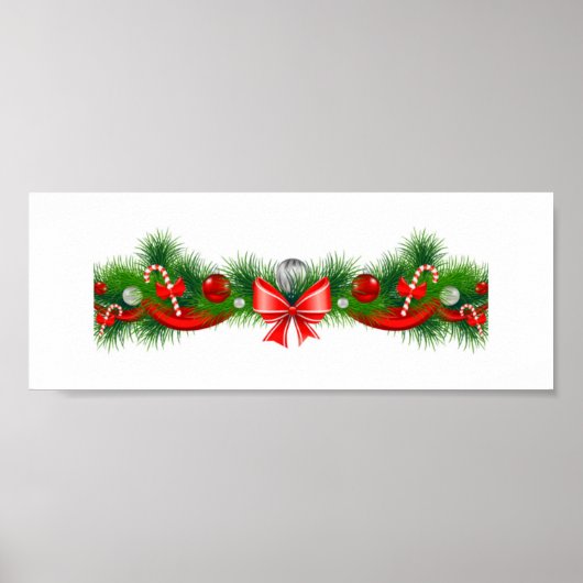 Weihnachtsbanner Poster (Vorne)
