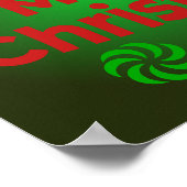 Weihnachtsbanner Poster (Ecke)