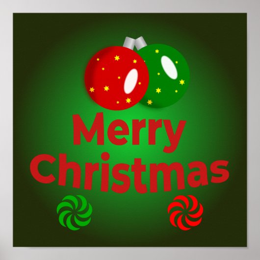 Weihnachtsbanner Poster (Vorne)