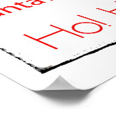 Weihnachtsbanner Poster (Ecke)