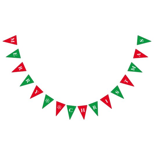 Weihnachtsbanner Wimpelkette (Alle)