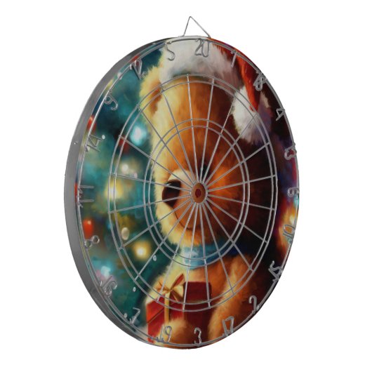 Weihnachtsbär (3) dartscheibe (Vorderseite Links)
