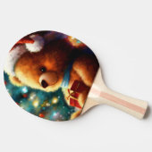 Weihnachtsbär (3) tischtennis schläger (Seitenansicht)