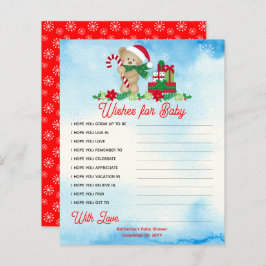 Weihnachtsbär Bear Bearly Wait Dusche Wünsche für 