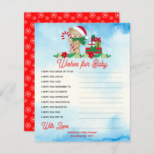 Weihnachtsbär Bear Bearly Wait Dusche Wünsche für