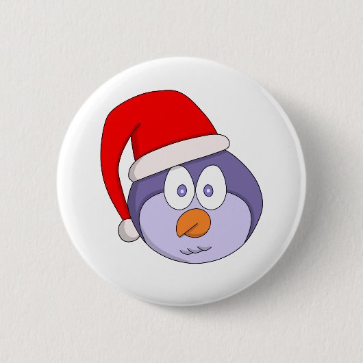 Weihnachtsbär Button (Vorderseite)