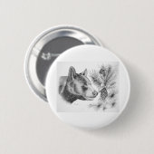 Weihnachtsbär Button (Vorne & Hinten)
