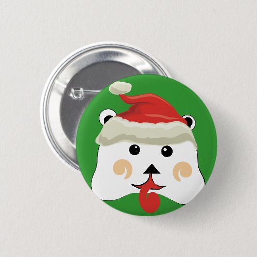 Weihnachtsbär Button (Vorne & Hinten)