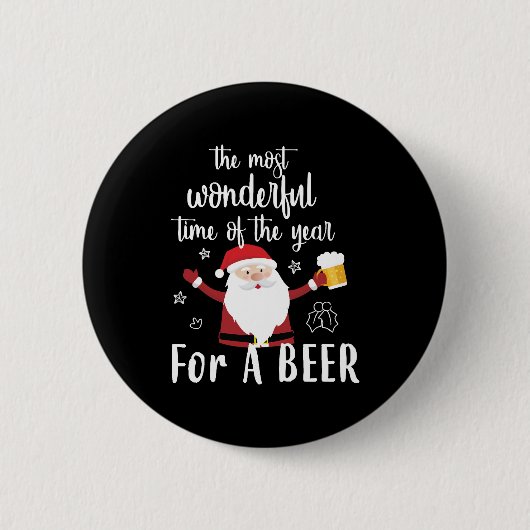 Weihnachtsbär Button (Vorderseite)