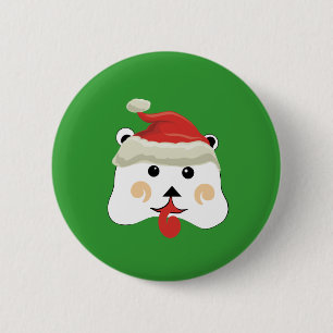 Weihnachtsbär Button