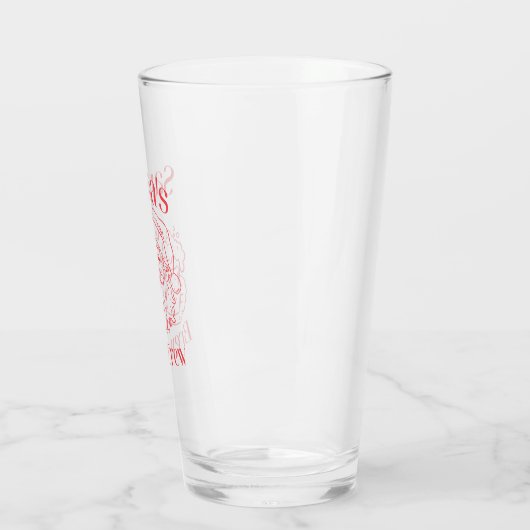 Weihnachtsbär Crew Glas (Links)