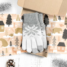 Weihnachtsbär Dorf Pink Black Gold Moderne