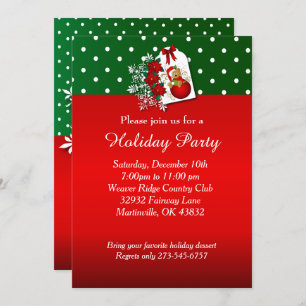 Weihnachtsbär Einladung