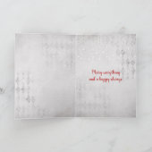 Weihnachtsbär Feiertagskarte (Innenseite)