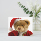 Weihnachtsbär Feiertagskarte (Stehend Vorderseite)
