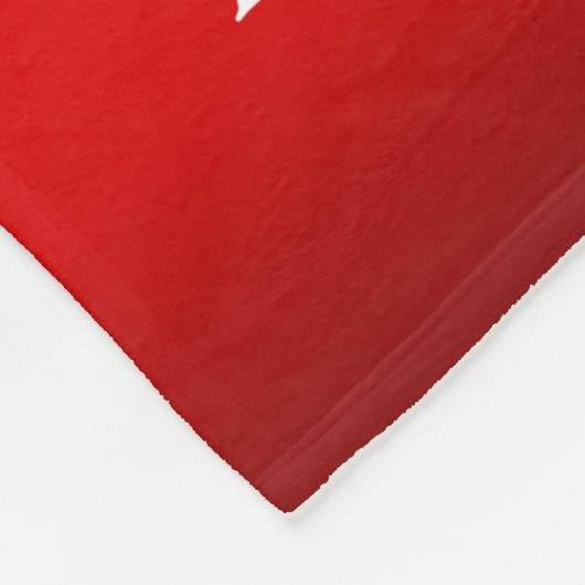 Weihnachtsbär Fleecedecke (Ecke)