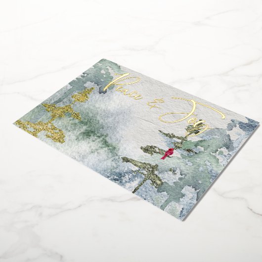 Weihnachtsbär Folieneinladung (Gedreht)