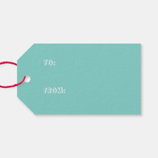 Weihnachtsbär Geschenkanhänger (Rückseite Horizontal)