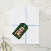 Weihnachtsbär Geschenkanhänger (Mit Garn)