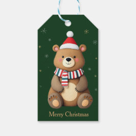 Weihnachtsbär Geschenkanhänger