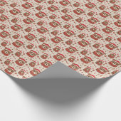 Weihnachtsbär Geschenkpapier (Ecke)