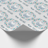 Weihnachtsbär-Geschenkpapier Geschenkpapier (Ecke)