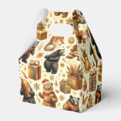 Weihnachtsbär Geschenkschachtel (Rückseite)