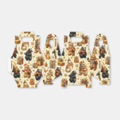 Weihnachtsbär Geschenkschachtel (Ungefaltet)