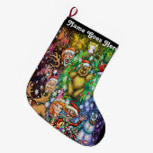 Weihnachtsbär Großer Weihnachtsstrumpf (Vorderansicht (hängend))
