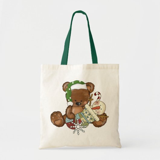 Weihnachtsbär Holiday Tasche (Vorne)