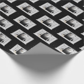 Weihnachtsbär im Fenster Geschenkpapier (Ecke)