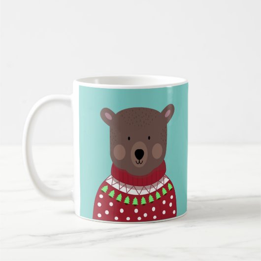 Weihnachtsbär Kaffeetasse (Links)