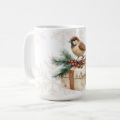 Weihnachtsbär Kaffeetasse (Vorderseite Links)
