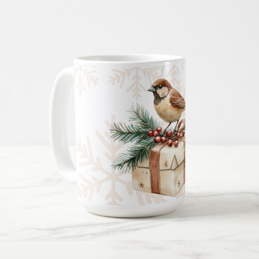 Weihnachtsbär Kaffeetasse (Vorderseite Links)