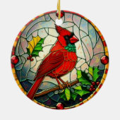 Weihnachtsbär Keramik Ornament (Hinten)