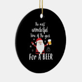 Weihnachtsbär Keramik Ornament (Rechts)
