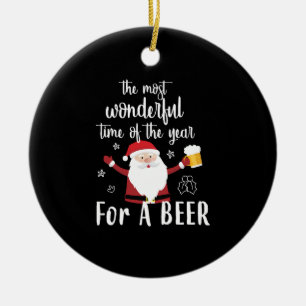 Weihnachtsbär Keramik Ornament