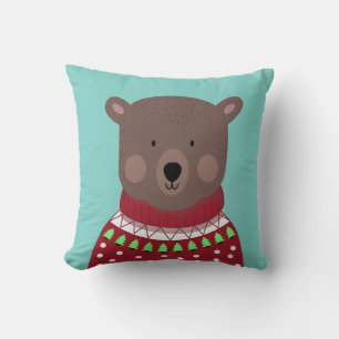 Weihnachtsbär Kissen