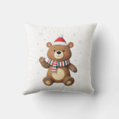 Weihnachtsbär Kissen (Rückseite)