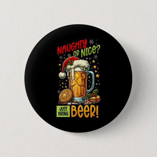 Weihnachtsbär Lover Button (Vorderseite)