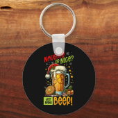 Weihnachtsbär Lover Schlüsselanhänger (Vorderseite)