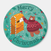 Weihnachtsbär Magnet (Vorne)